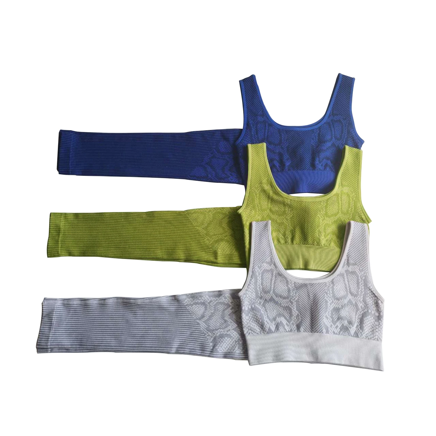 

Seamless Yoga Set Women Sports Suit Snake Printed Tracksuit Padded Push Up Bra High Waist Leggings Workout Clothes Sport Outfit