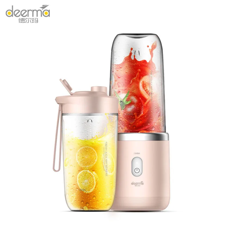 Портативный электрический соковыжималка Xiaomi Deerma для лимона апельсина фруктов