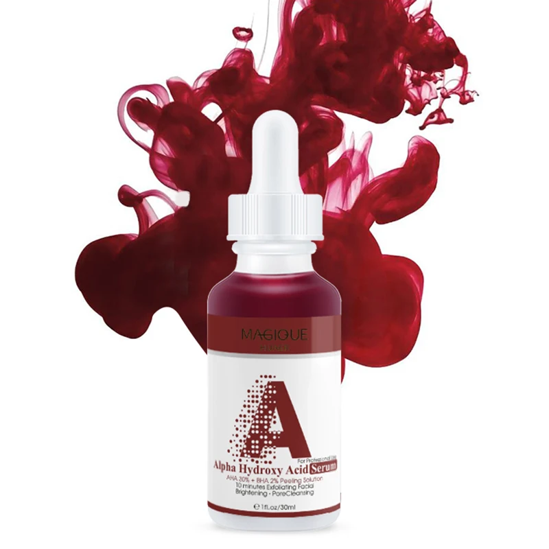 

Aha 30% Bha 2% Peeling Face Serum Pore Minimizer Acid Peel Solution Against Acne Blood Facial Serum 30ml Skin Care Essence Korea