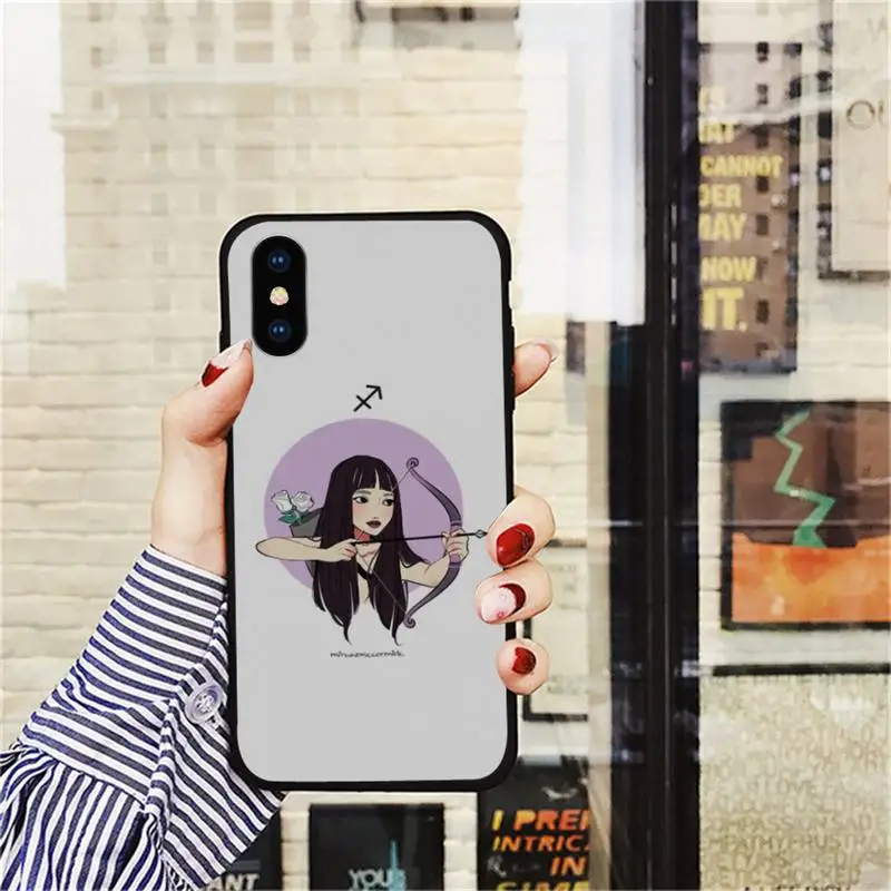

constellation zodiac signs Phone Case for iPhone 11 12 pro MINI XS MAX 8 7 6 6S Plus X 5S SE 2020 XR