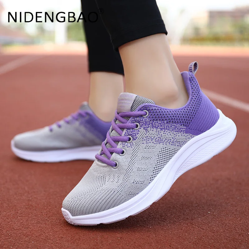 Ultra Light Running Shoes Women's  Sneakers Fly Weave Breathable Comfortable Walking Jogging Training Athletic Zapatillas Mujer