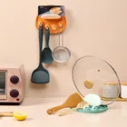 Многофункциональная кухонная настенная подвесная стойка без перфорации и слива, пластиковая стойка для хранения шпателя