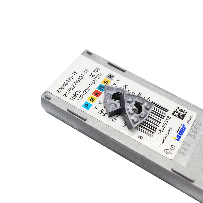 10 шт. WNMG080404 TF IC908 внешние токарные инструменты твердосплавные вставки токарный резак токарный инструмент токарный поворотный вкладыш
