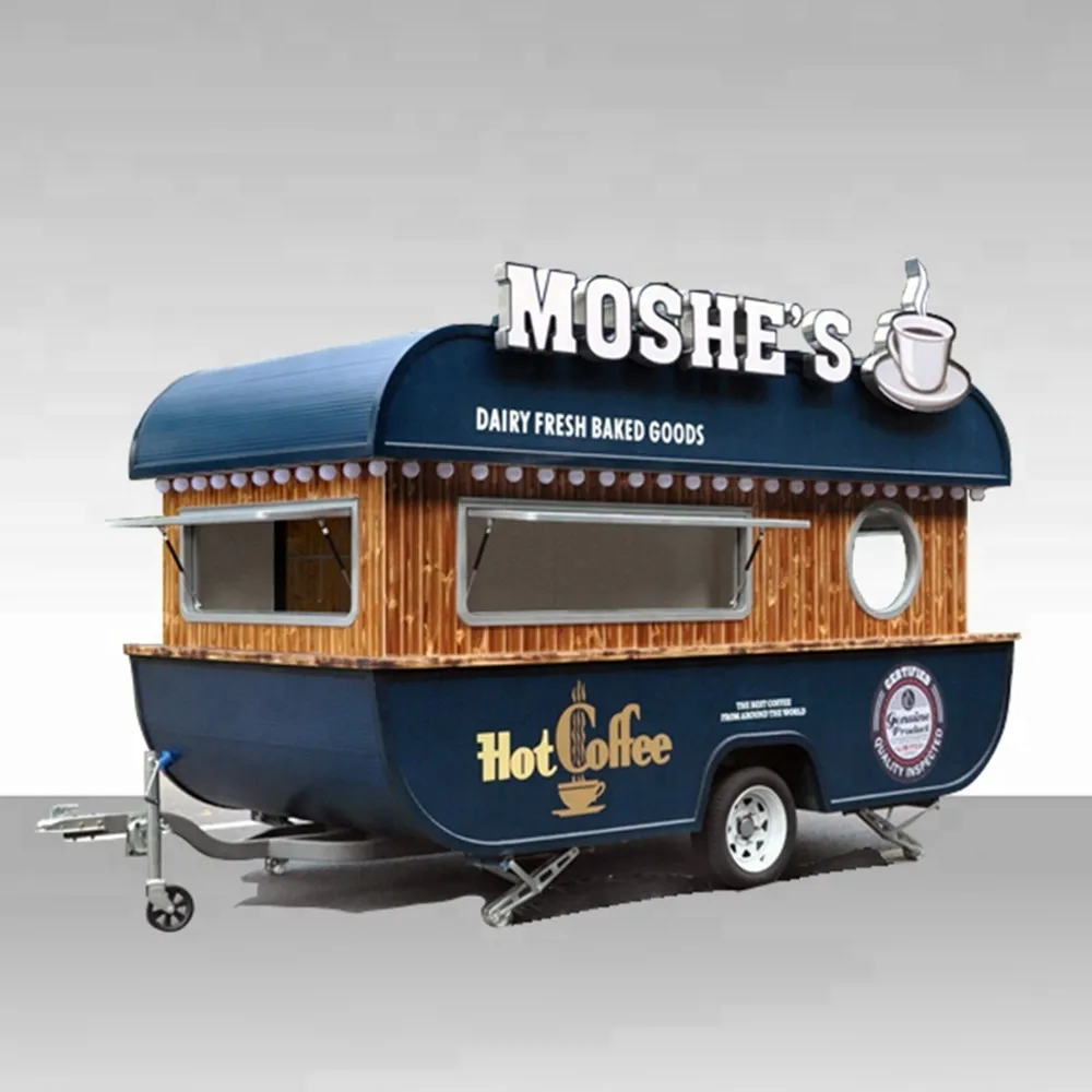 Новый дизайн индивидуальный кофейный трейлер кофейного типа мобильный уличный