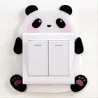 Милая панда, фрукты, переключатель, 3D мультяшный моделирующий домашний светильник для гостиной, панель для украшения