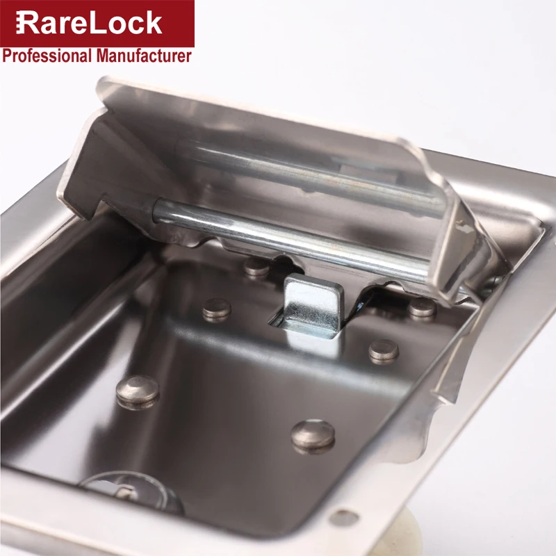 Замок дверной из нержавеющей стали с ключом для грузовика автобуса автомобиля