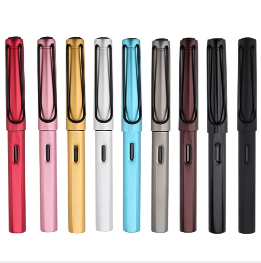 Ручка перьевая из нержавеющей стали 9 цветов | Канцтовары для офиса и дома