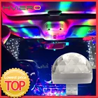 Авто Led USB Led окружающий светильник DJ RGB Мини Красочный музыкальный звуковой светильник USB-C интерфейс Apple интерфейс Праздничная Вечеринка караоке лампа Рождественские огни, украшение для вечеринок, атмосферные