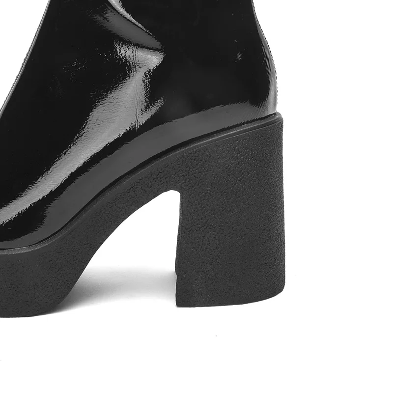 Классические брендовые туфли Женская осенне-зимняя эластичная обувь из