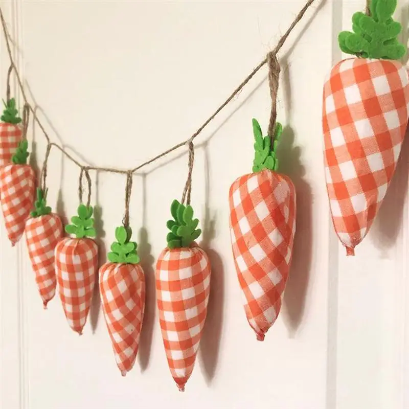 

Easter Wall Pendant Lovely Carrot Decoration Wall Hanging Adornment