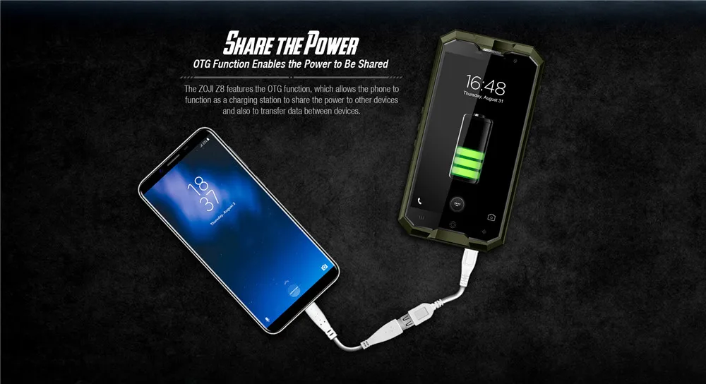 Смартфон HOMTOM ZOJI Z8 IP68 Водонепроницаемый MTK6750 Восьмиядерный Android 7,0 мобильный телефон 5,0 дюймов экран 4 Гб ram 64 ГБ rom мобильный телефон