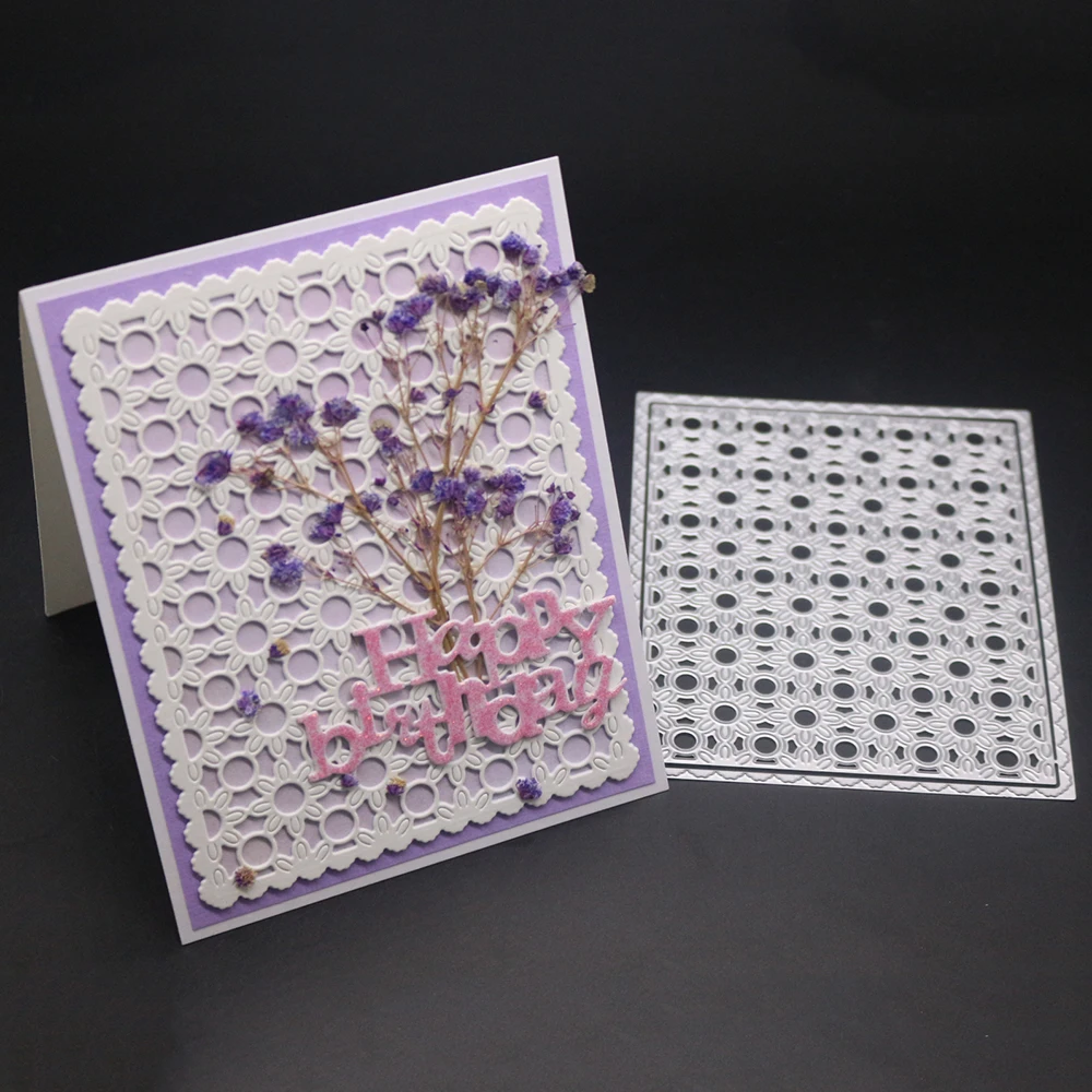 Square Hallow Christmas Dies Scrapbooking New Arrival Metal Cutting 2019 Alina Craft Store Nested Cut Alinacraft | Дом и сад