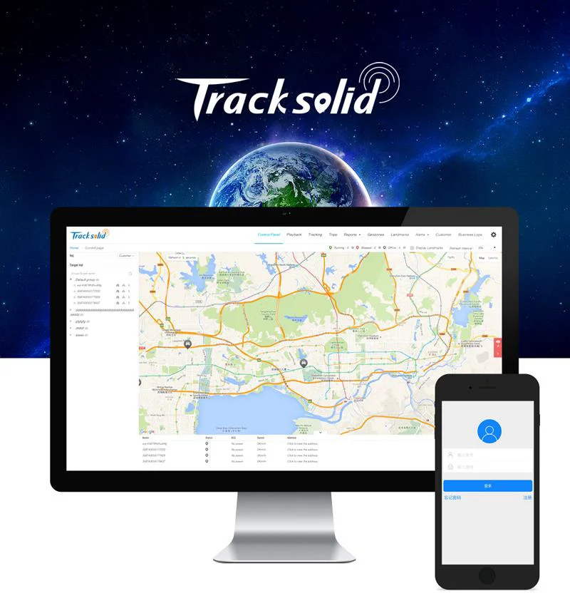 Платформа для отслеживания GPS JIMI Tracksolid с 6 месячной историей воспроизведения