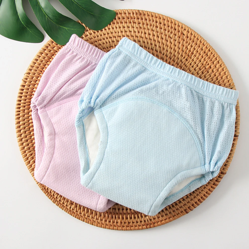 Детские тренировочные штаны для туалета хлопковое нижнее белье с 3 вкладышами