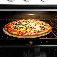 12inch ceramic pizza stone pizza baking stone pan perfect for grill and oven thermal resistant durable and safe