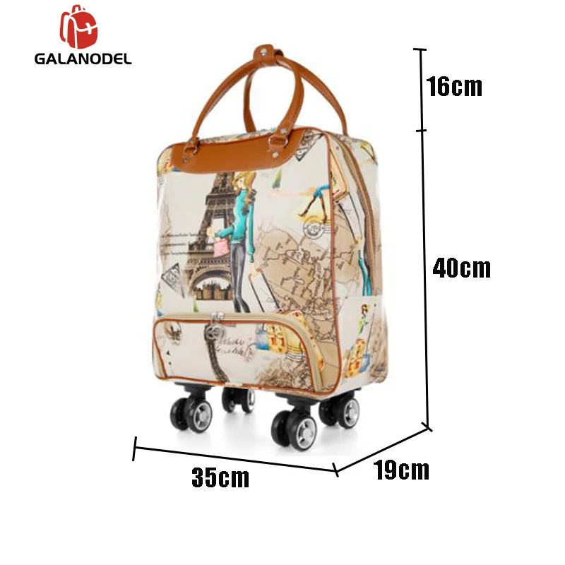 Брендовый 22 дюймовый Дорожный Чехол для багажа чехол ноутбука сумки на колесиках