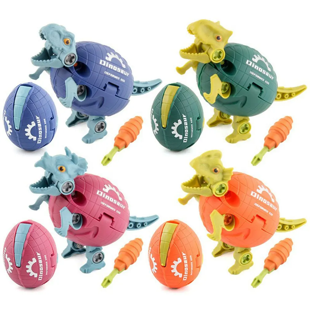 

DIY Disassembly Assembly Dinosaur Toy Set Screw Nut Combination Assembling Dinosaur Model Educational Toy For Children