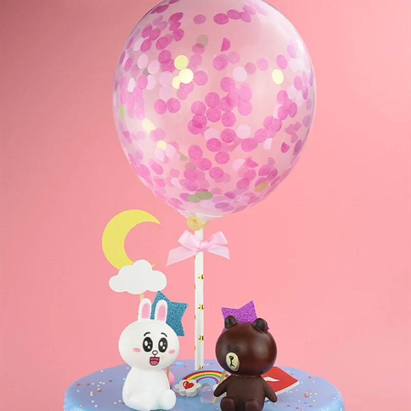 Торт 5 дюймов соломенные Конфетти Свадебные сувениры вечерние детские бумажные