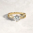 Обручальные свадебные кольца, серебряное кольцо на палец кольца для женщин австрийский кубический цирконий розовое золото, Цвет, модный бренд, ювелирные изделия для женщин
