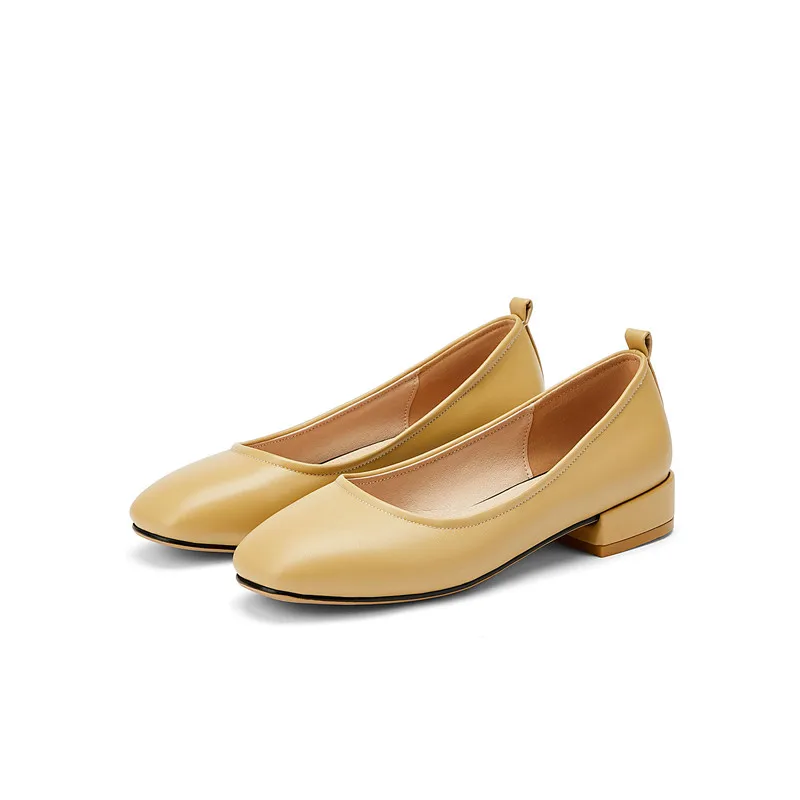 YMECHIC/полосатые туфли Mary Jane с перекрестными ремешками на лодыжке низком массивном