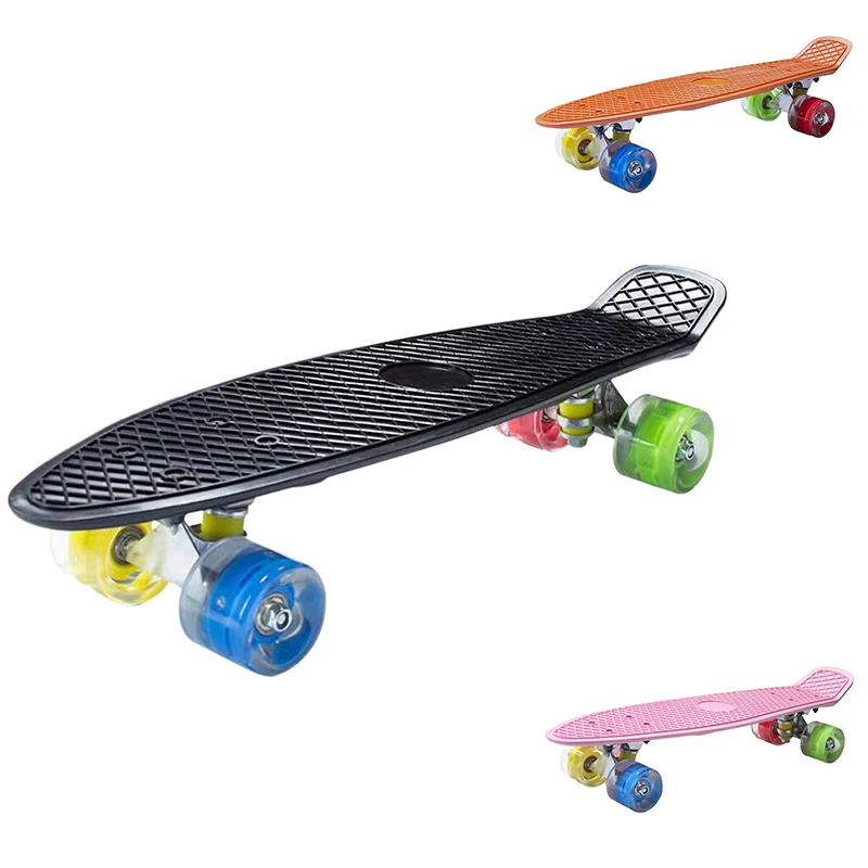 

Mini Cruiser Skateboard Short Board Complete Longboard for Youths Beginners or Kids