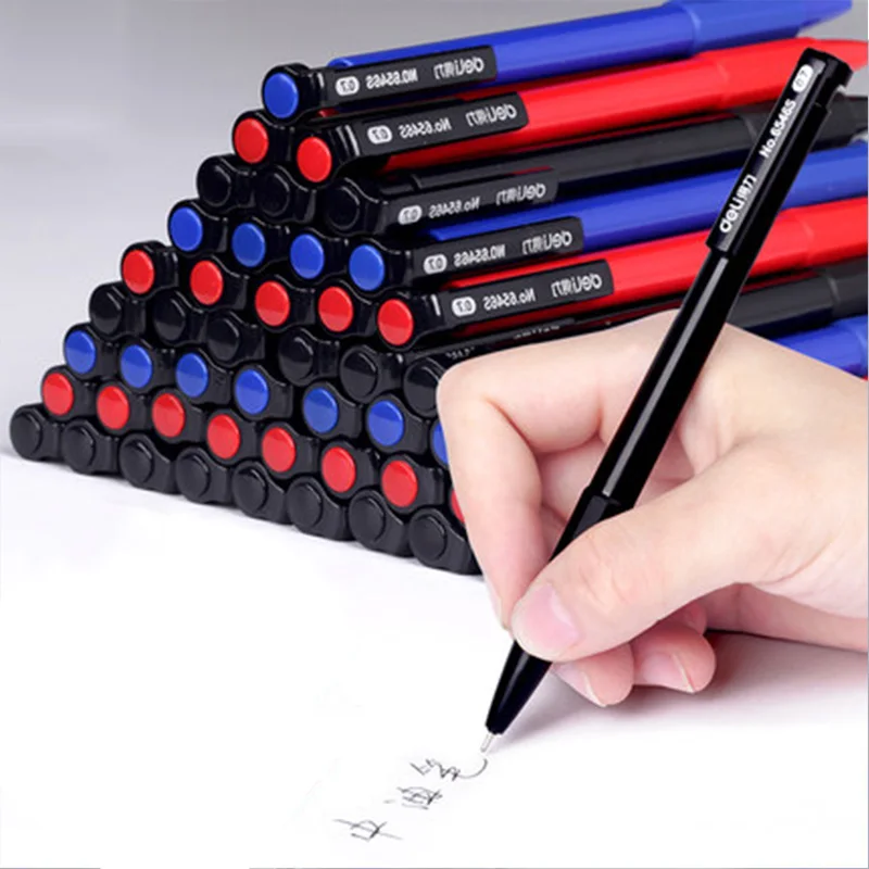 

6pcs/lot Office Ballpoint Pen 0.7mm Blue/Black/Red Ink Ball Pens for Writing School Stationery Student Exam Pen Writing Supplies