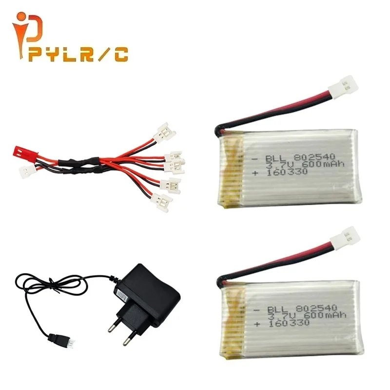 Аккумулятор Lipo 3 7 в 600 мАч + зарядное устройство для X5C X5SW X5SC X55 запасные части