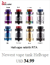 Dovpo Blotto RTA распылитель с 2/6 мл стеклянный пузырьковый/ULTEM пузырьковый бак 510 резьба 26 мм Диаметр Vape Танк против Dead Rabbit RTA