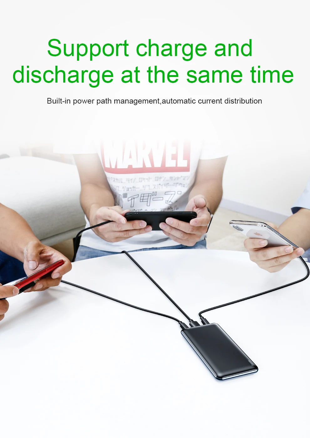 Baseus 3A power Bank 10000 мАч PD3.0 быстрое зарядное устройство USB-C Быстрая зарядка внешняя батарея для iPhone samsung Xiaomi внешний аккумулятор