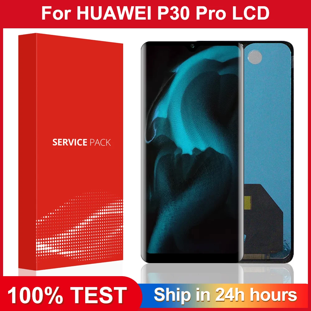 ЖК дисплей с сенсорным экраном и дигитайзером в сборе + рамка для Huawei P30 Pro|Экраны