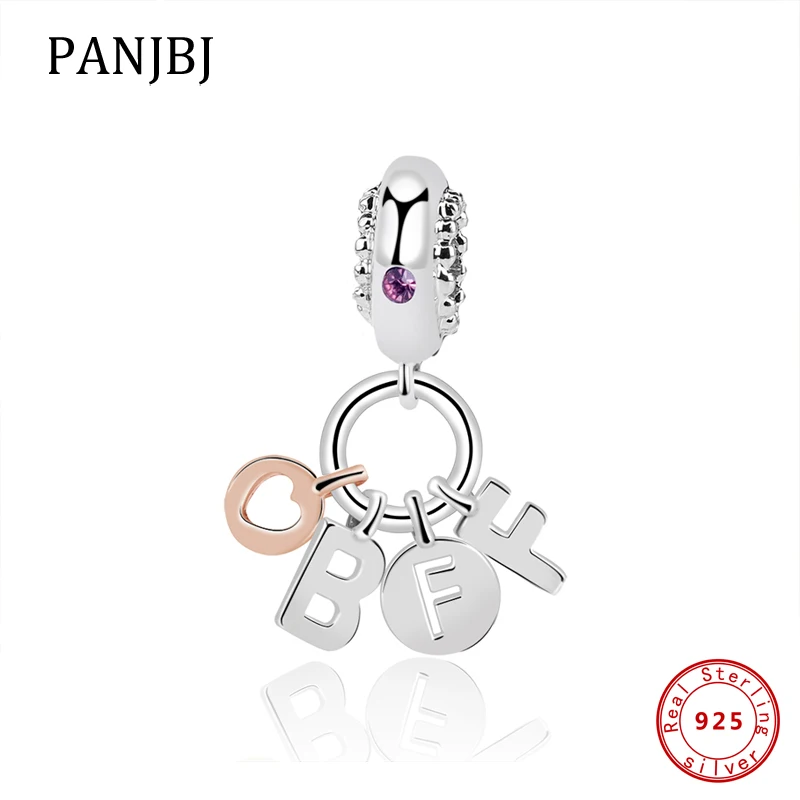 Подлинные подвески из стерлингового серебра 925 пробы с бусинами подходят к