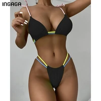 ingaga sexy micro bikinis swimsuits women push up womens swimwear 2021 thong bathing suits high cut biquini knotted beachwear
