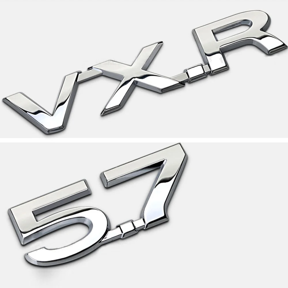 DSYCAR 1 шт. 3D металлический VXR V8 5 7 автомобильный боковой брызговик задний багажник
