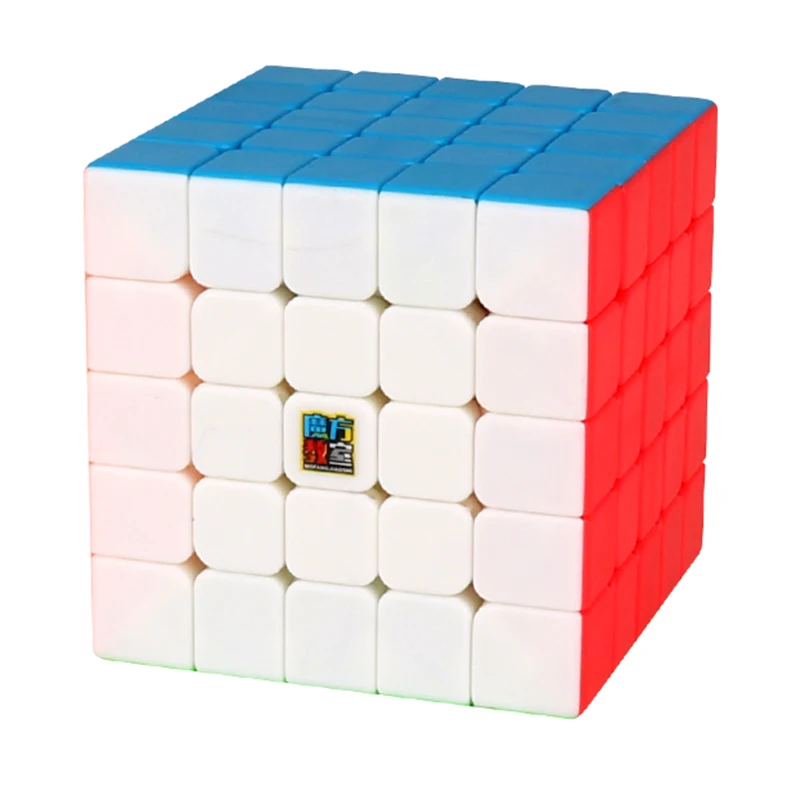 Stickerless Новейший MoYu Cubing класс Meilong 5x5x5Layer магический скоростной куб профессиональный 5x5 Кубики-головоломки обучающая игрушка для детей - Цвет: Stickerless