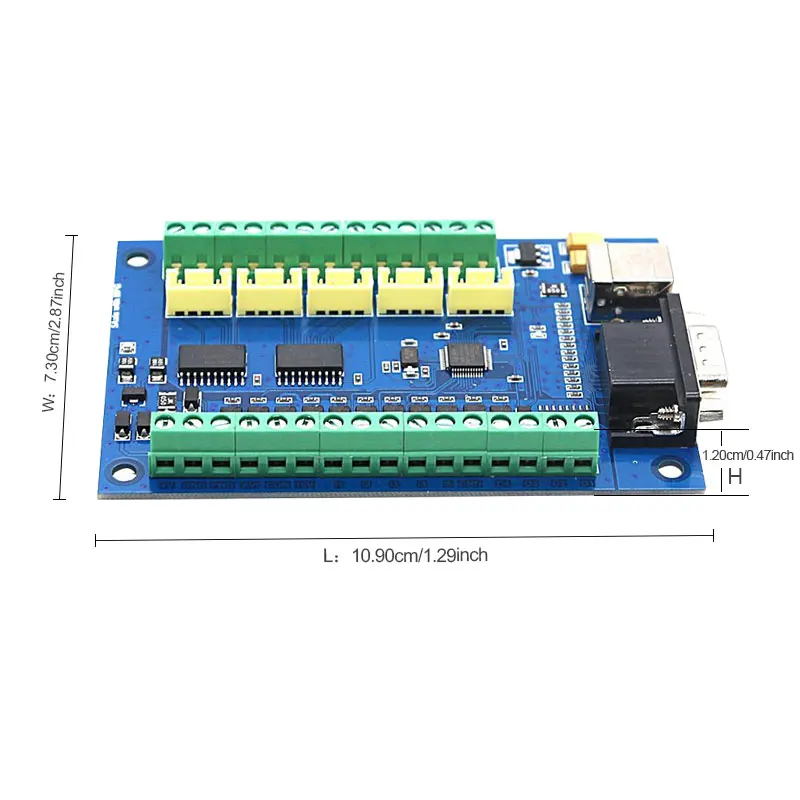 Maxgeek Upgrade MACH3 контрольная карта с ЧПУ 5 осей Breakout Board 100 кГц USB кабель для гравировки