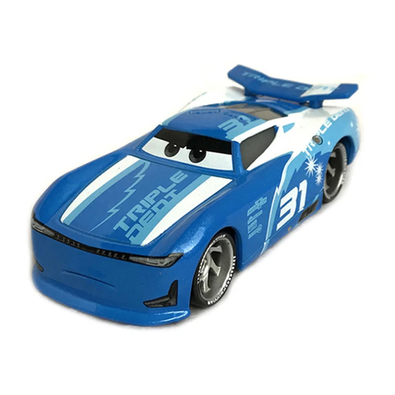 

Disney Pixar Cars 2 3 Lightning McQueen Mater Jackson Storm Ramirez Toy Car 1:55 Diecast Vehicle Metal Alloy Gift for Kids