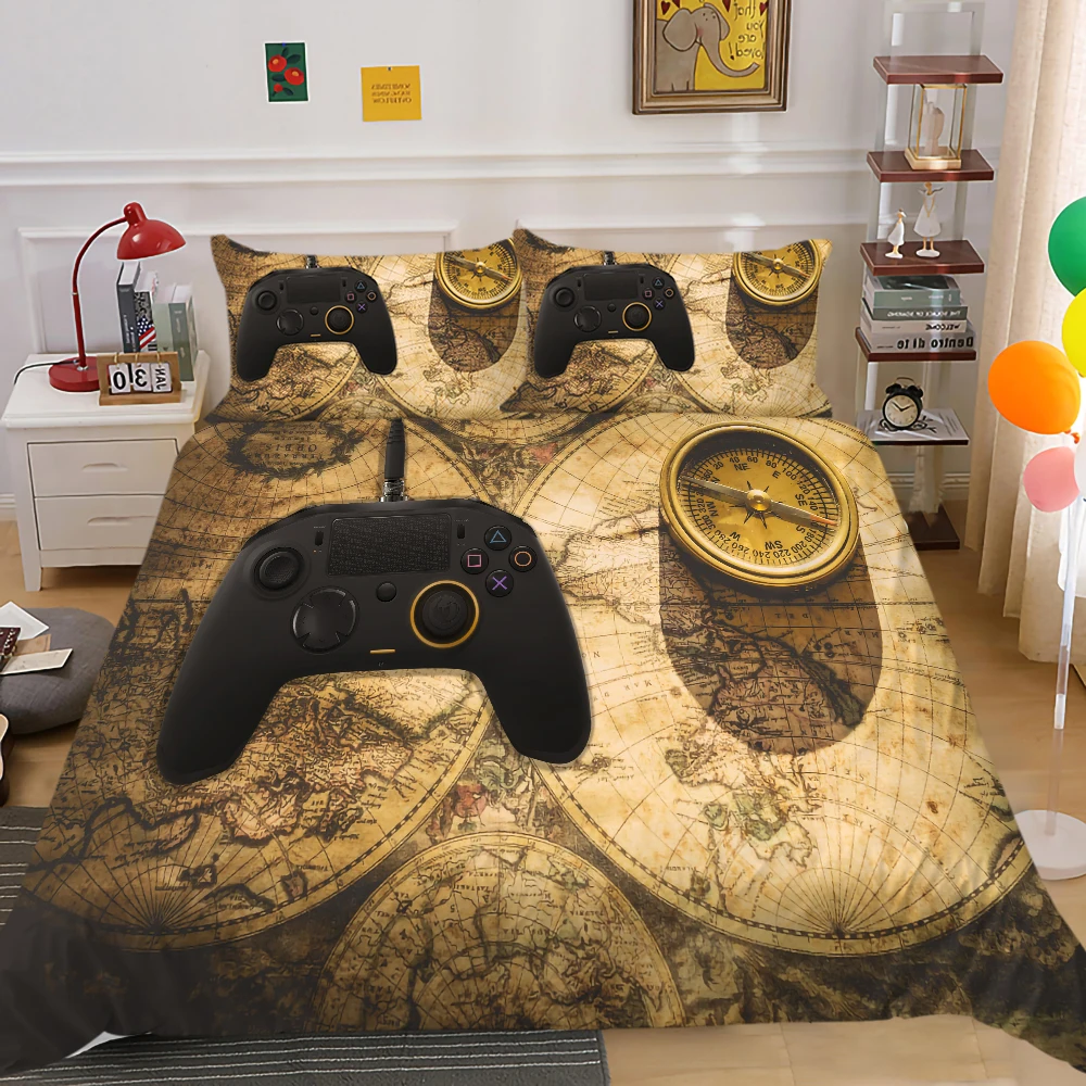 

Game Handle Duvet Cover King Size Bed Cover Set 2/3 Pcs Bedding Set Boys Girls Bedclothes Home Textile