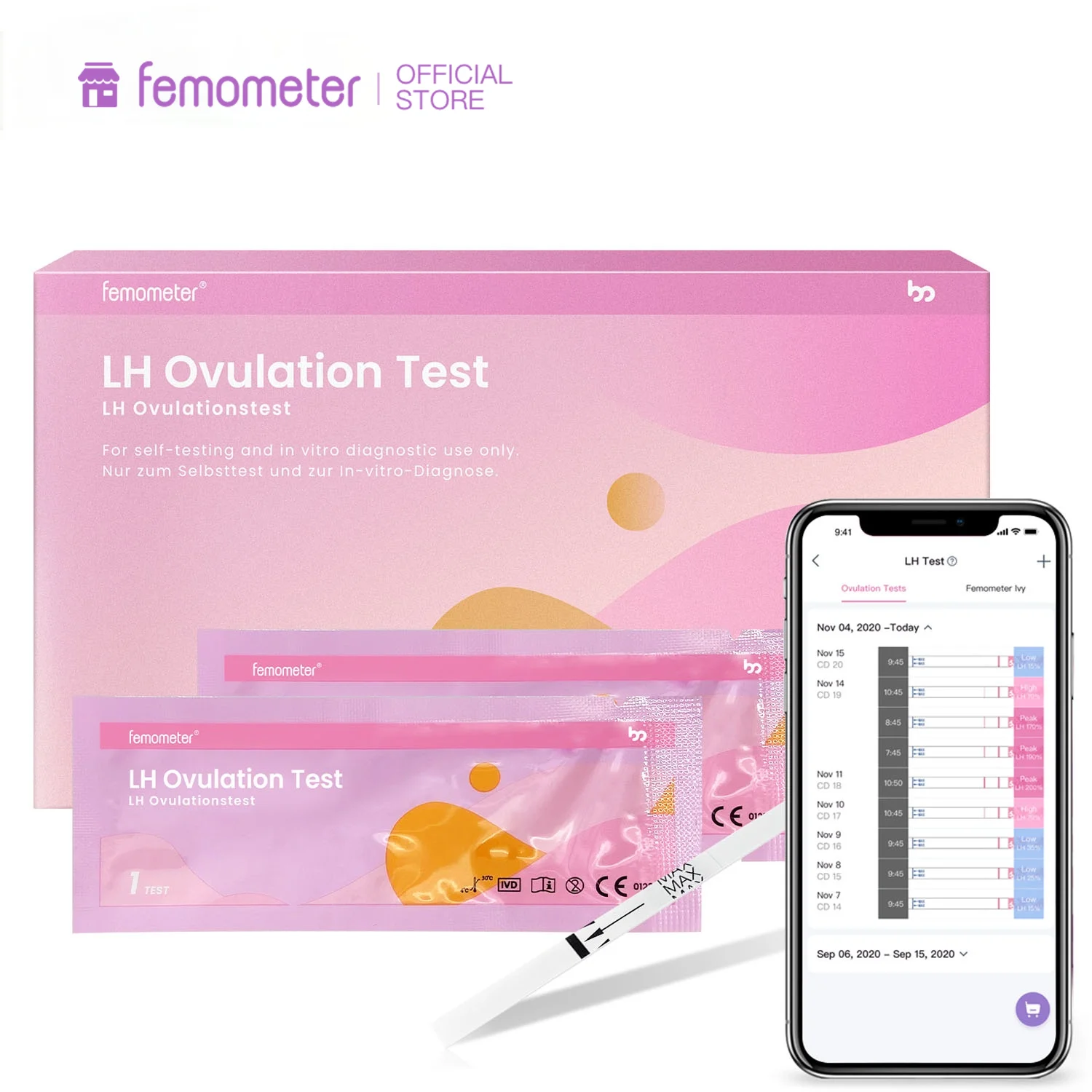 50 шт. тест полоски для овуляции| |