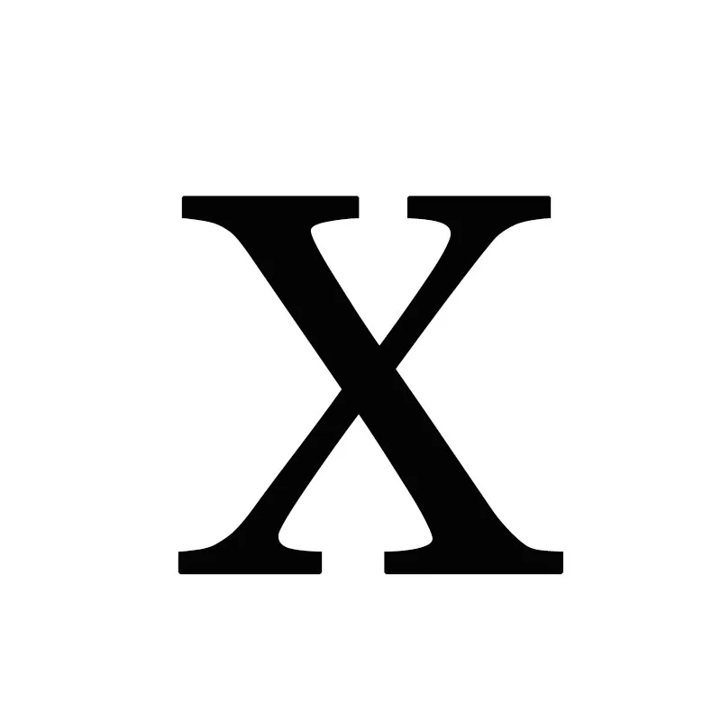 X 1 шт. пары регулируемые 26 букв Простые открытые кольца уникальные кольца с именем лучшего друга влюбленных рождественские подарки - Цвет основного камня: X