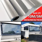 Односторонняя зеркальная оконная пленка, самоклеящаяся пленка для дома и офиса, 90 см80 см70 см, с защитой от УФ-лучей