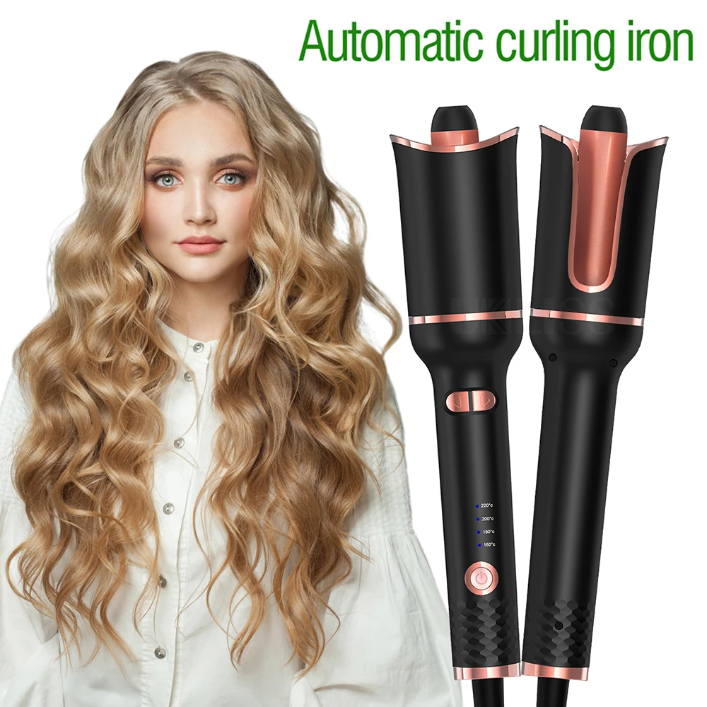 

Automatic Curling Iron Hair Curlers Wand Curl 1Inch Rotating Magic Hair Curling Iron Salon Tools Titanium Ceramic Hair Curler