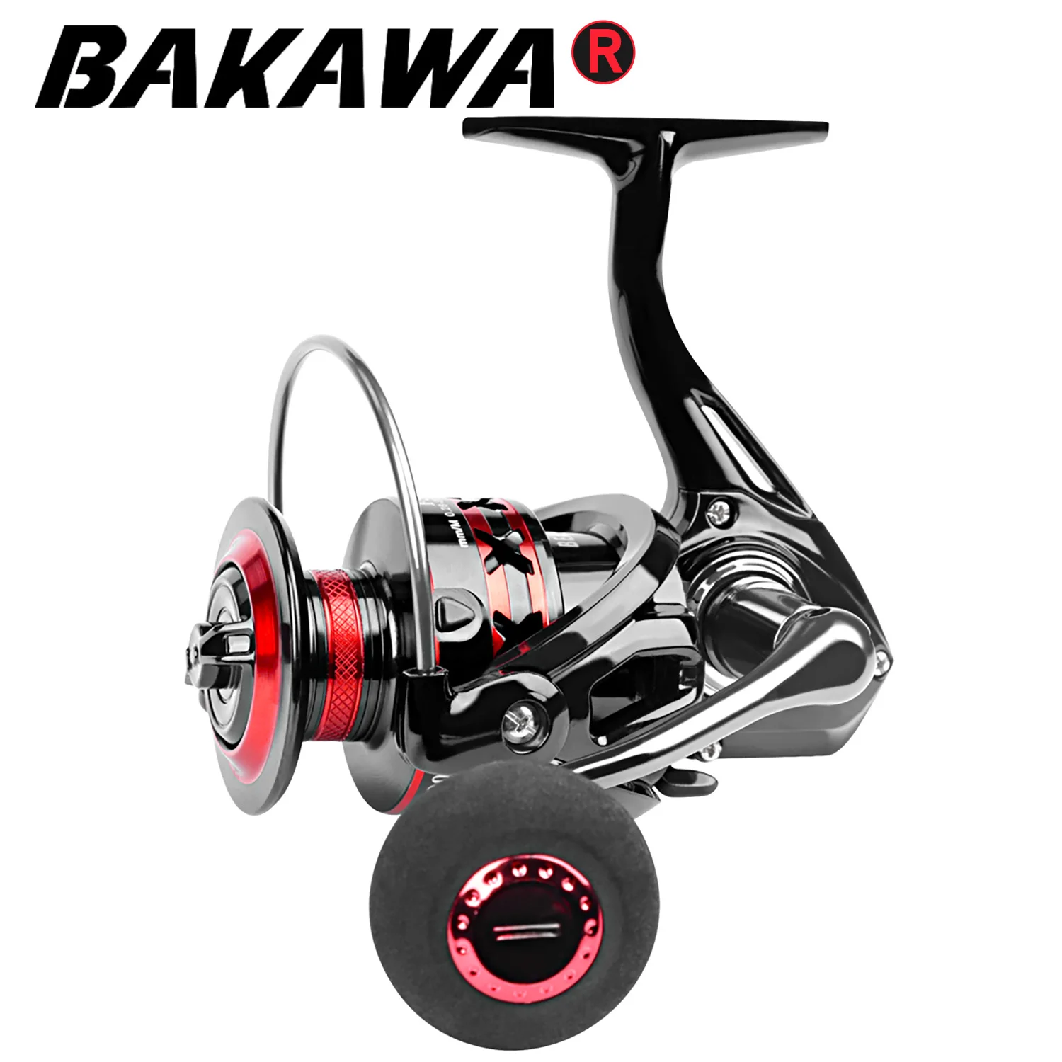 

BAKAWA Fishing Reel FS 2000-7000 Series 10kg Max Drag 5.2:1 High Speed Metal Spool Spinning Freshwater/Saltwater Carp Wheel