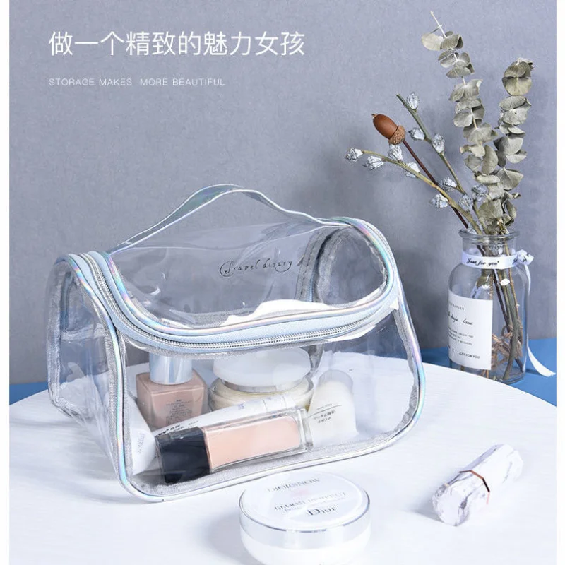 

PVC Travel Organizer Large Capacity Cosmetic Storage Bag Beauty Case Waterproof Toiletry Bag Portable Make Up Pouch Wash Bags