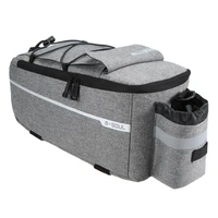 insulated trunk cooler bike bag cycling bicycle rear rack luggage bag reflective mtb bike pannier shoulder bags