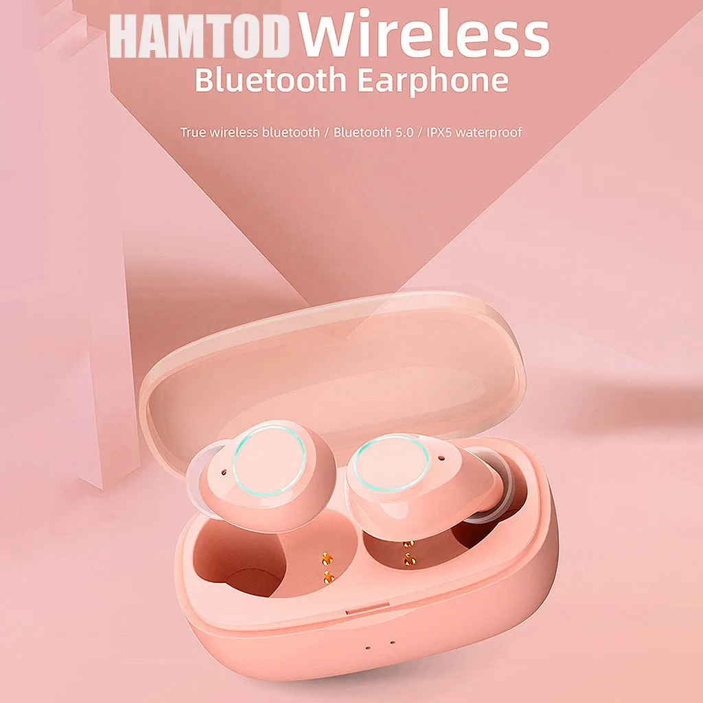 50 # HAMTOD K2 BT5.0 наушники-вкладыши беспроводные наушники стерео гарнитура Ipx5 уровень