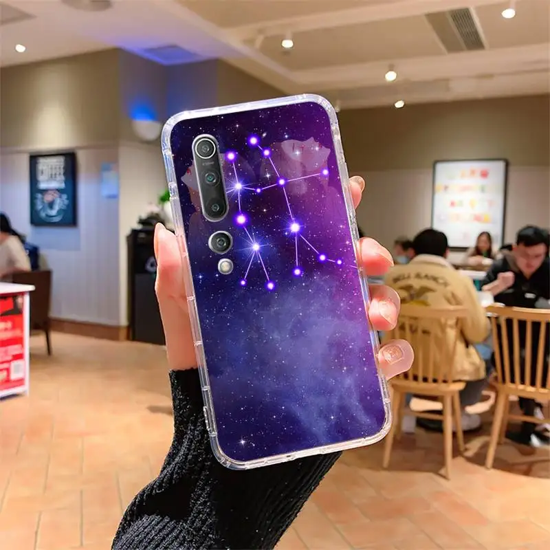 

12star sign Leo Libra Scorpio Phone Case For Samsung s7 8 9 10 lite 20 note20 a71 21 4 5 6edge plus Cover Fundas Coque