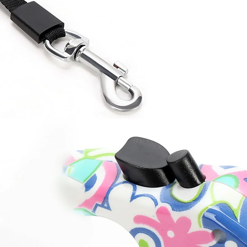 Многоцветная шлейка для собак автоматический выдвижной поводок из АБС пластика