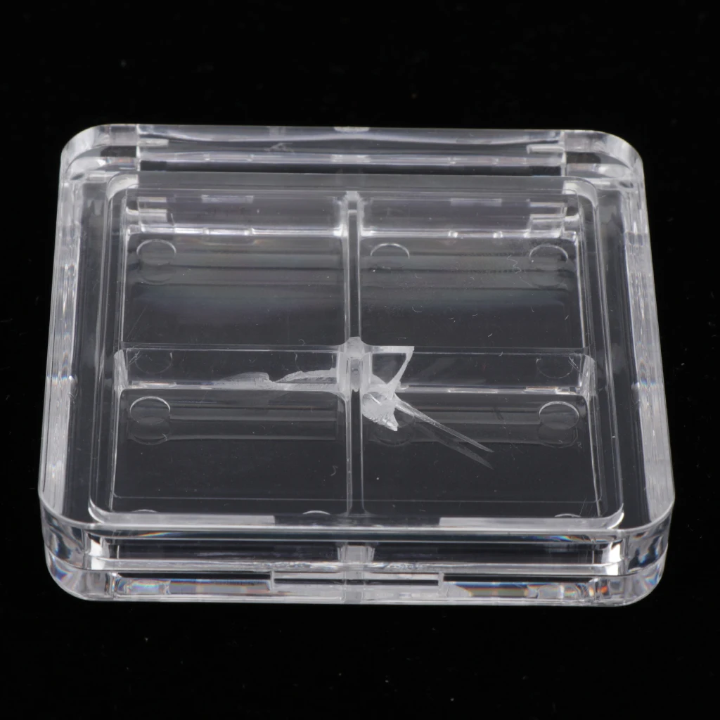 Пустая палитра для помады сделай сам прозрачный и Квадратный Контейнер макияжа с