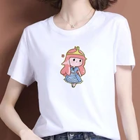 women graphic cute summer o neck 90s style casual fashion aesthetic little princess print female clothes tops tees tshirt