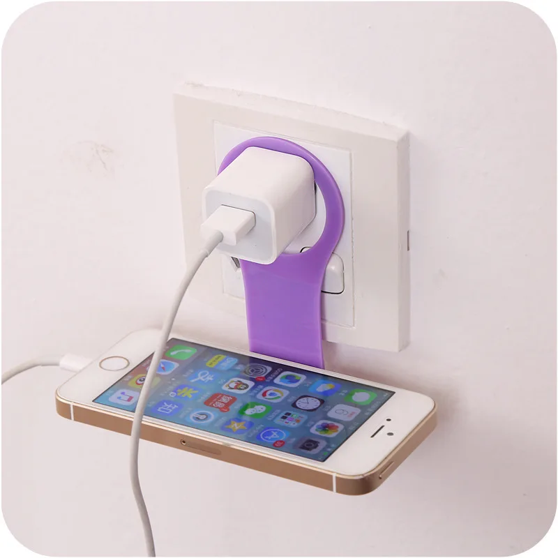 Настенный Держатель зарядного устройства для мобильного телефона|Крючки и